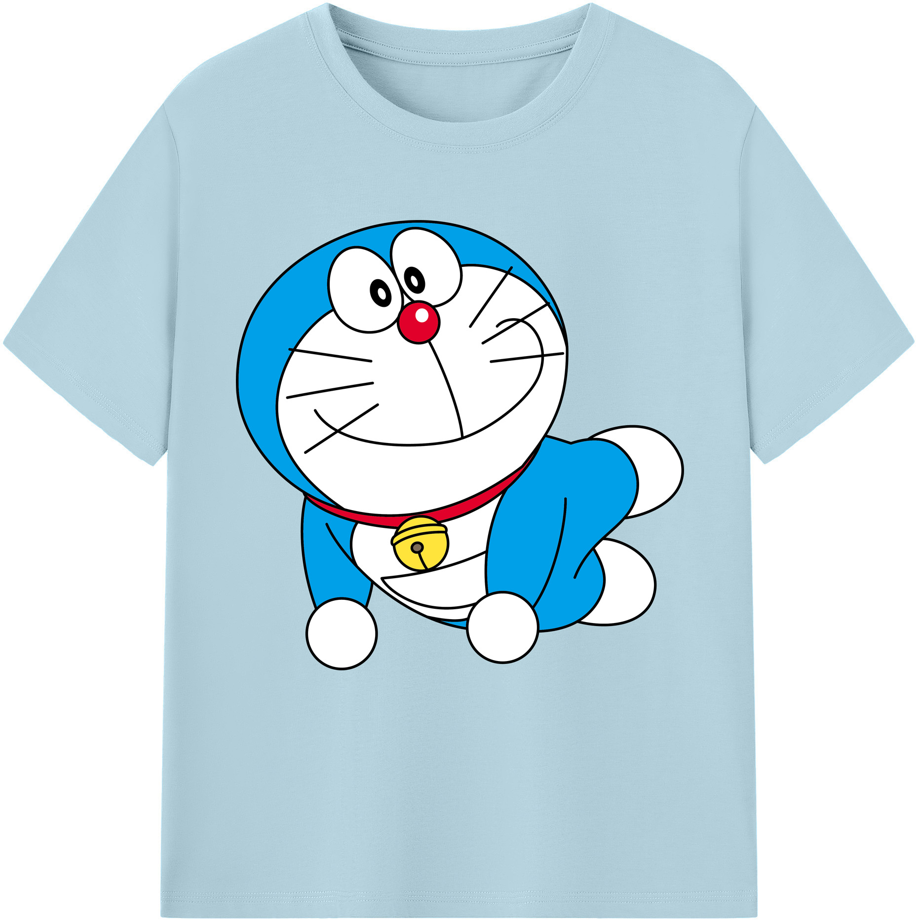 （画像用） ドラえもん Doraemon 綿100％半袖Tシャツ（フロントプリント）